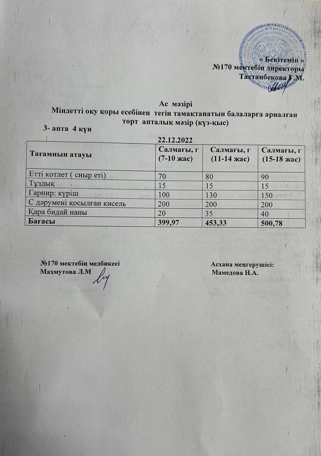 22.12.2022 ас әзірі